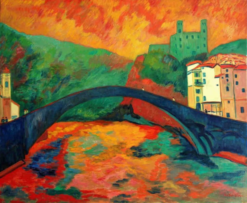 Le pont à Dolceacqua - Italie