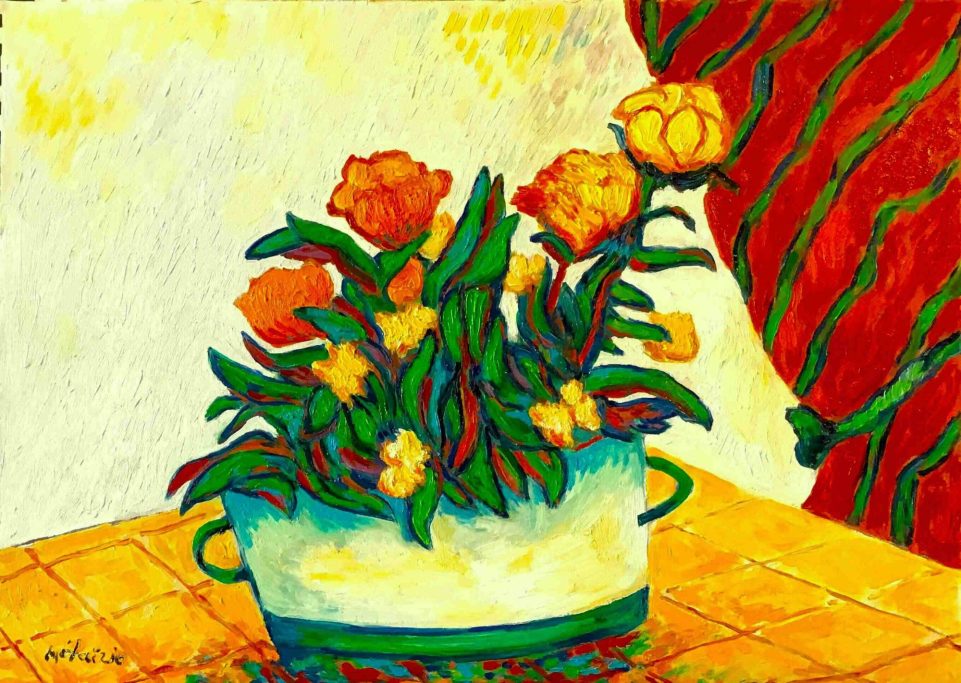 Corbeille de fleurs